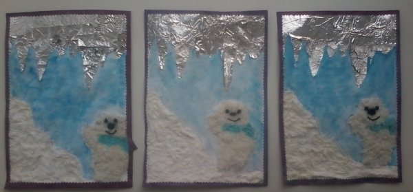 Аппликация на тему Север в старшей группе