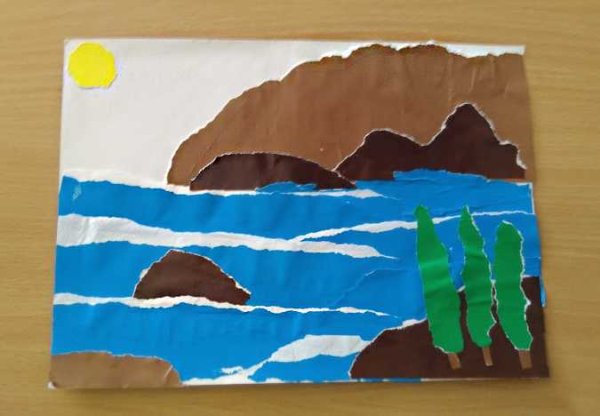 Рваная аппликация