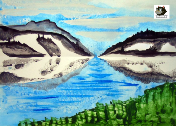 Байкал для рисования