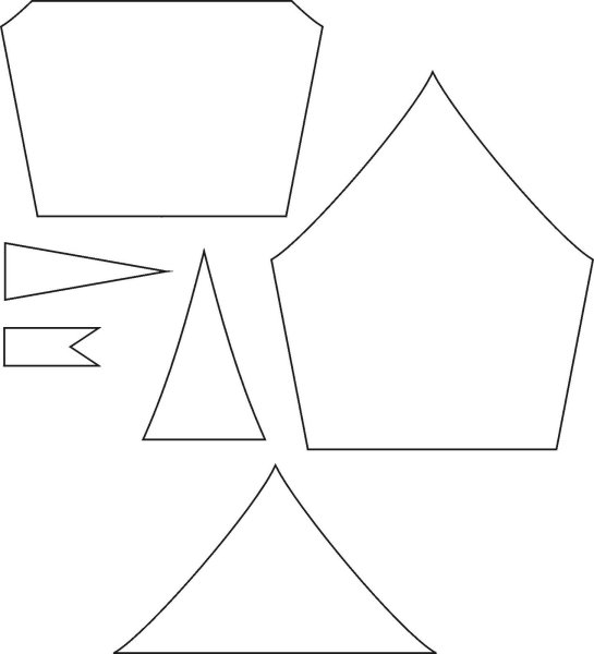 Палатка из бумаги аппликация