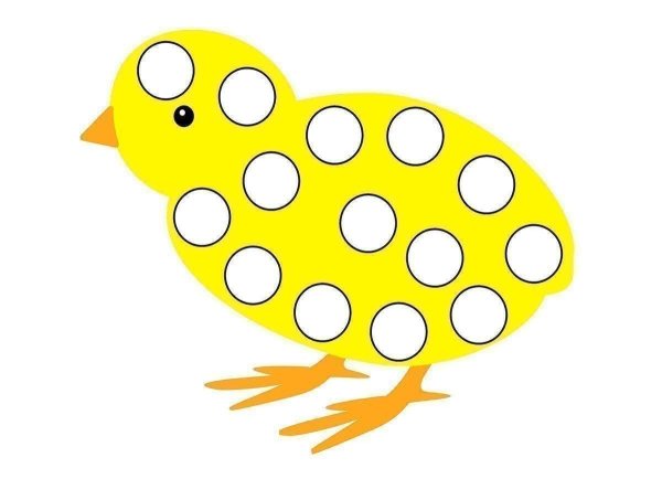 Пальчиковое рисование заготовки