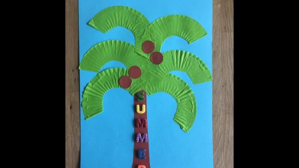 Пальма аппликация для детей