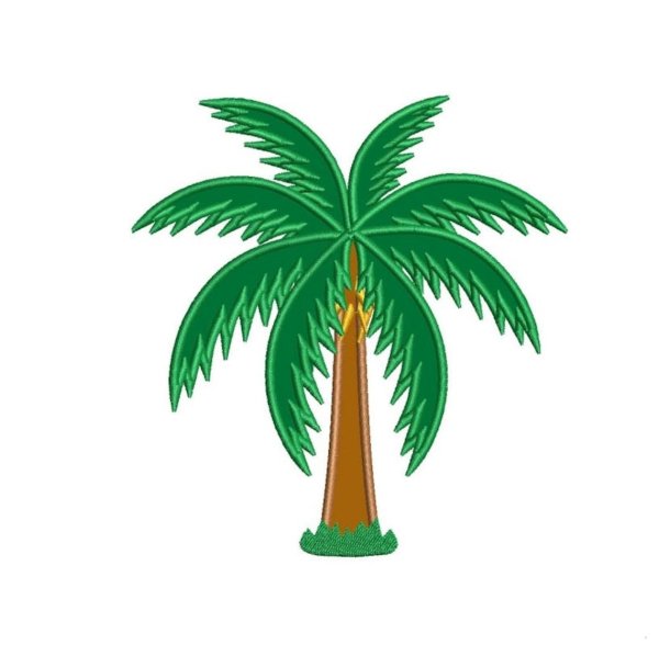 Аппликация Пальма