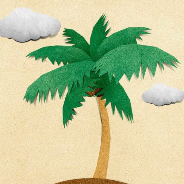 Пальма объемная