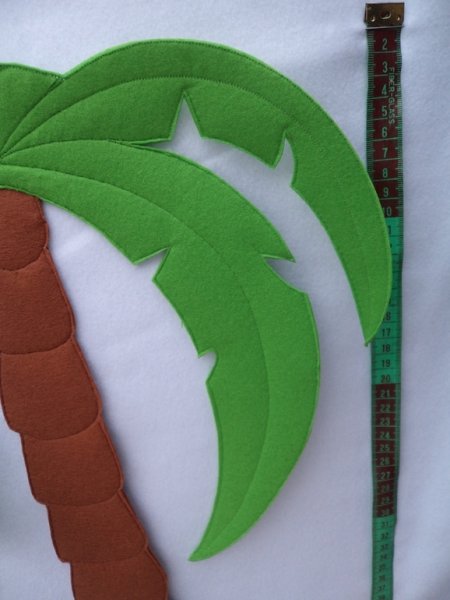 Пальма из фетра