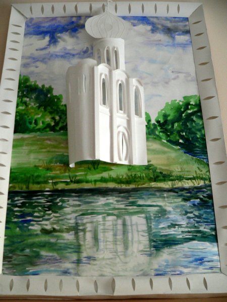 Объемная поделка Церковь