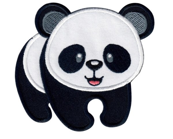 Панда из фетра