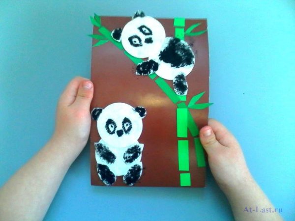 Панда поделка для детей