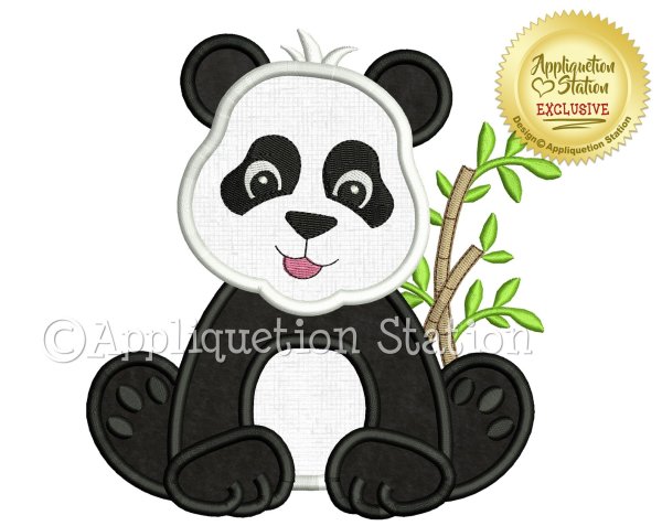 Аппликация Панда