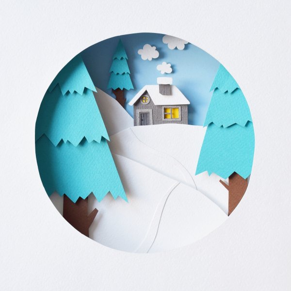 Картины Хелен Масселвайт зима