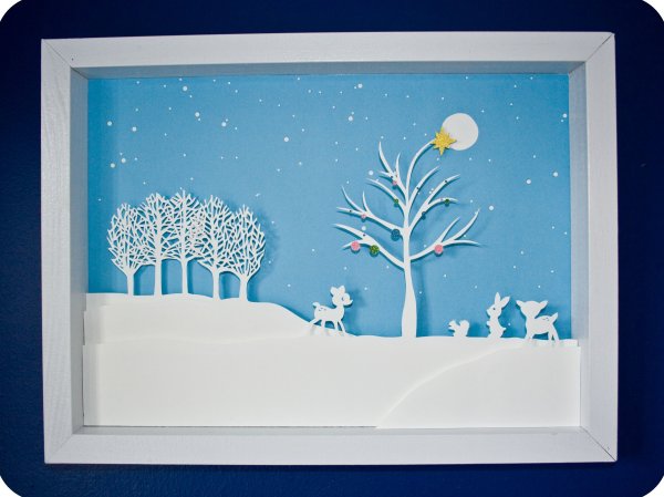 Зимние картины своими руками