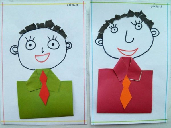 Детские поделки для папы