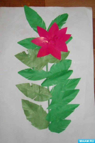 Цветок папоротника поделка