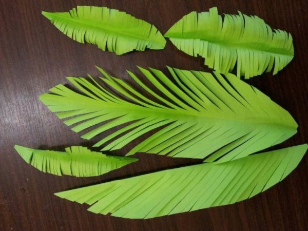 Пальма из бумаги
