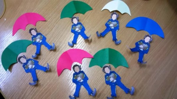 Поделка парашютист в детском