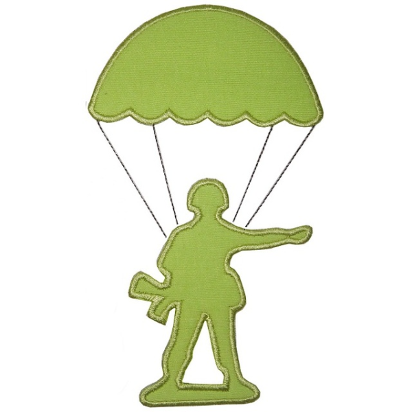 Аппликация парашютист
