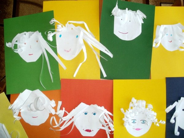 Аппликация по теме театр