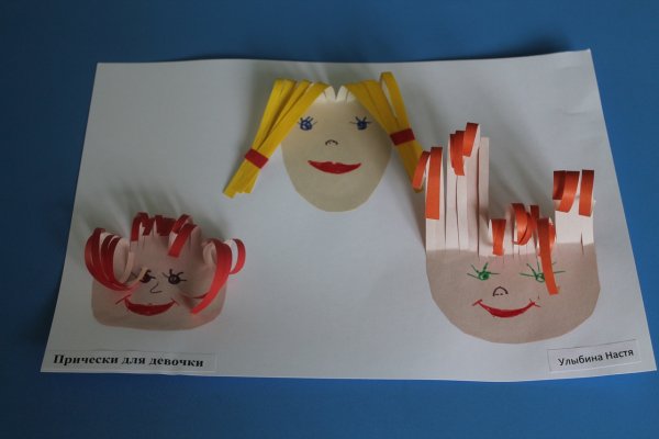 Поделка из бумаги парикмахер для детей