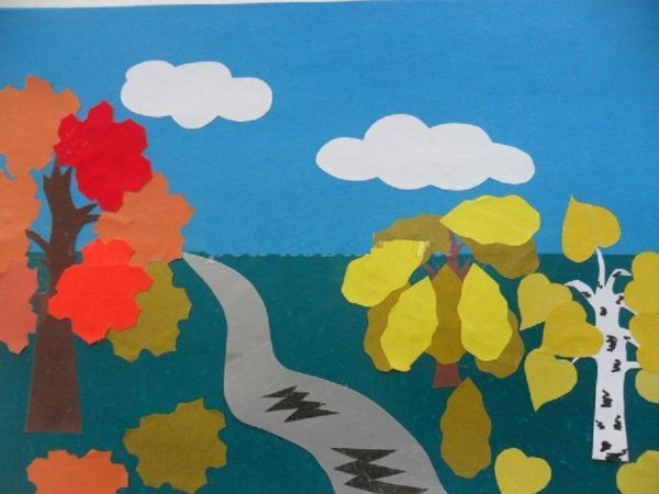 Лес из аппликаций