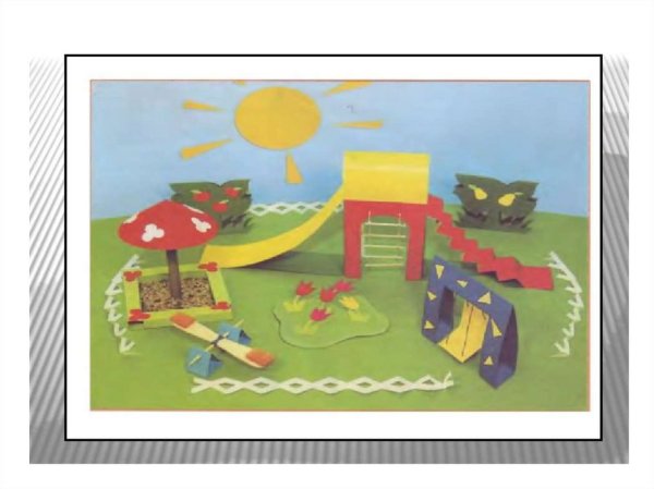 Макет детской площадки