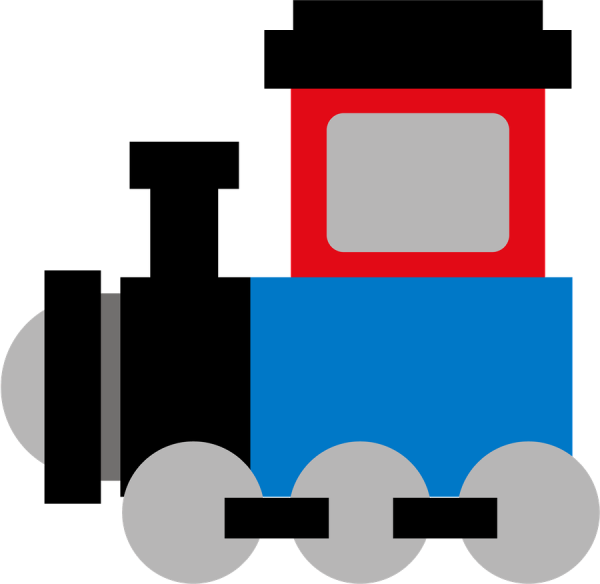 Аппликация паровоз для детей
