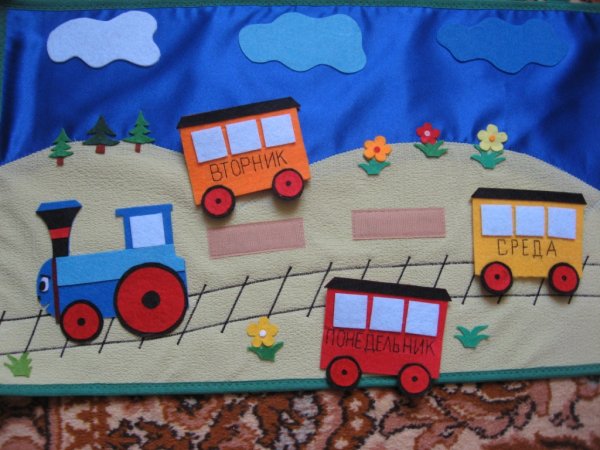 Аппликация паровоз