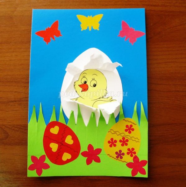 Аппликация на пасхальную тему