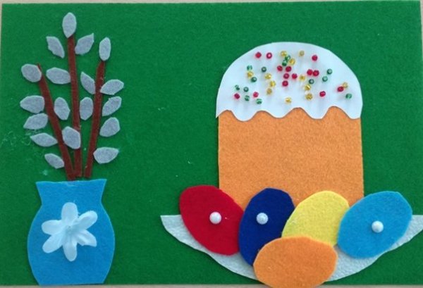 Аппликация к Пасхе