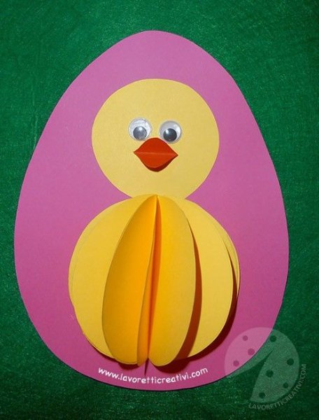Пасхальная аппликация для детей