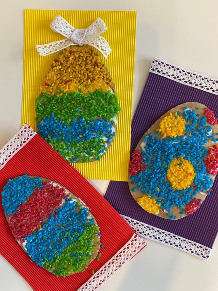 Аппликация яйцо к Пасхе