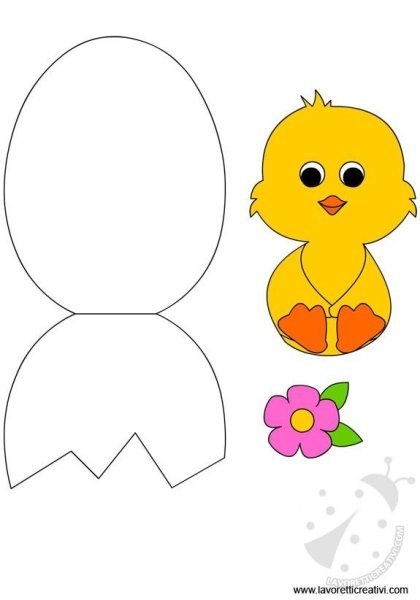 Заготовки для поделки к Пасхе