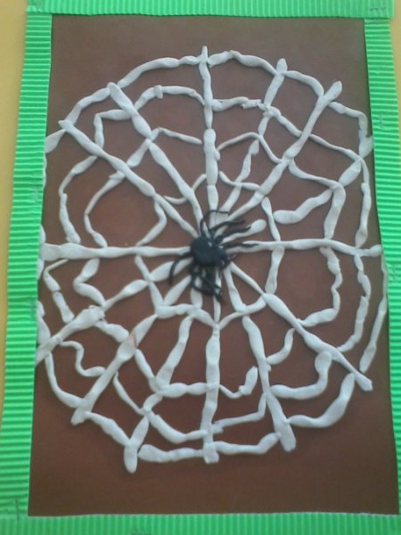 Лепка паутина