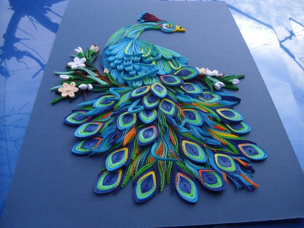 Квиллинг Павлины