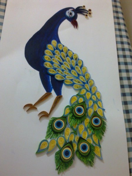 Квиллинг Павлин