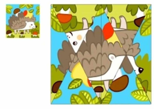 Аппликация пазл для малышей