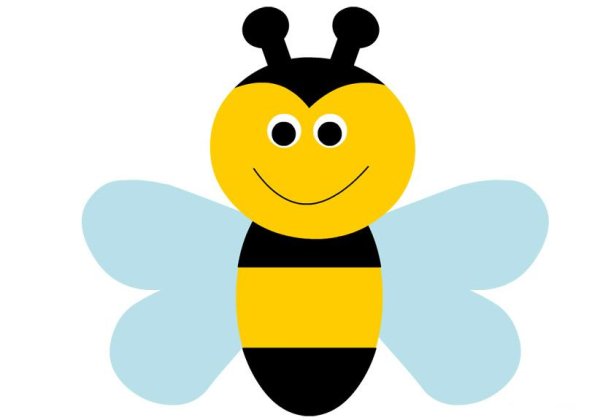 Пчелка аппликация для детей