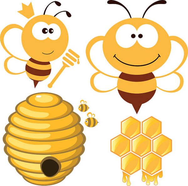 Аппликация на тему мед и пчелы