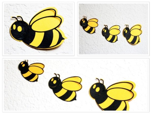 Пчелки для печати