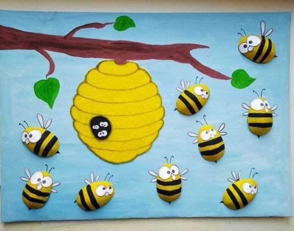 Аппликация Пчелка