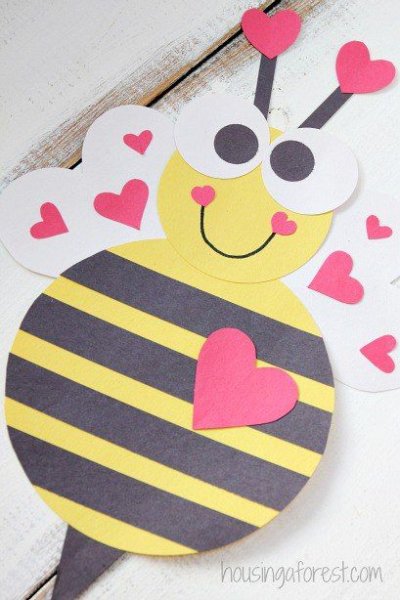 Веселые аппликации Пчелка