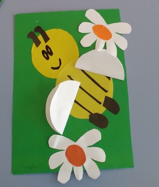 Аппликация пчела