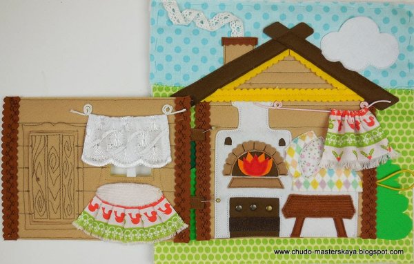 Изба из фетра