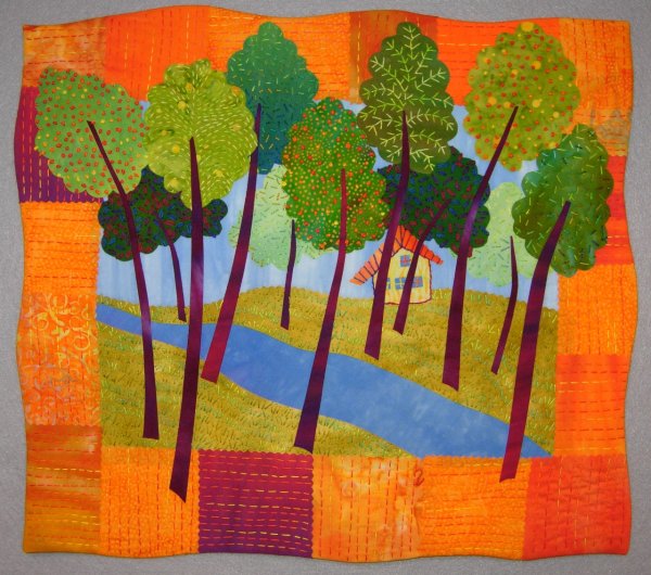 Аппликация пейзаж