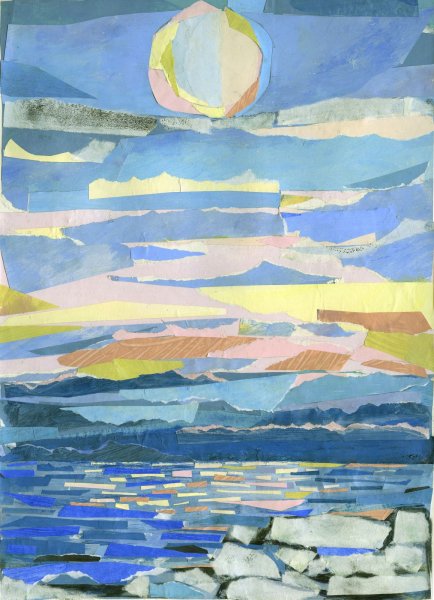 Аппликация пейзаж