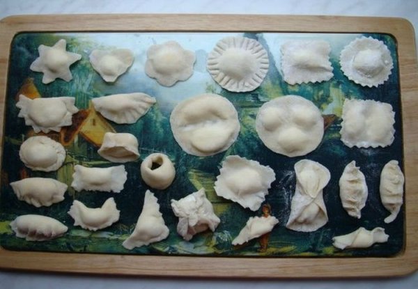 Необычная лепка пельменей