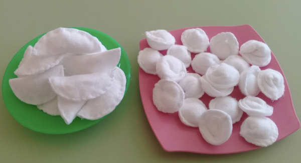 Поделки из ватных дисков