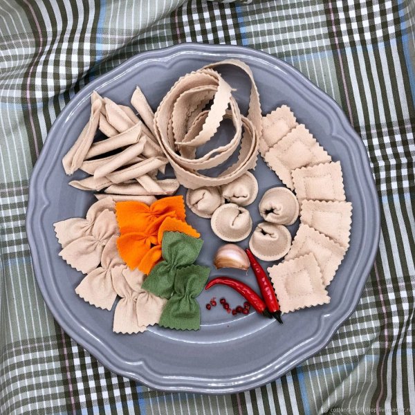 Макароны из фетра