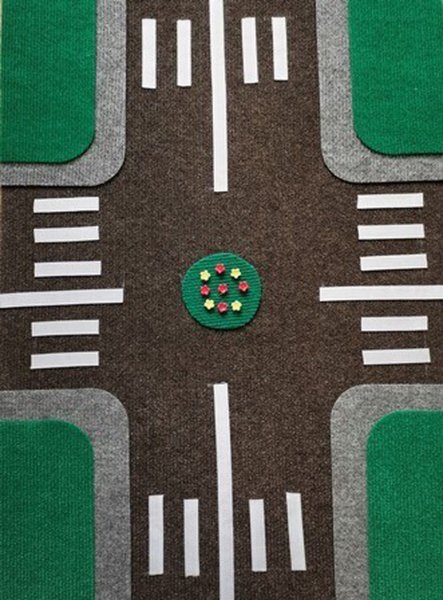 Макет перекрестка