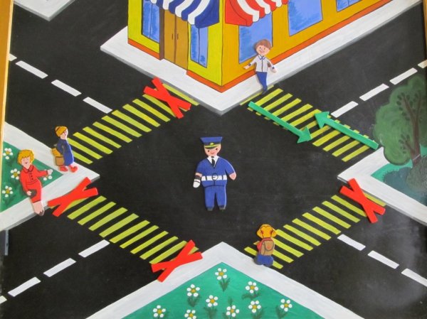 Макет перекрестка для детского сада