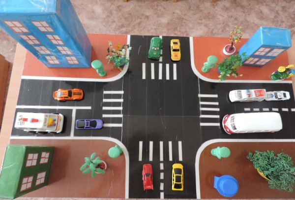 Макет дороги для детей
